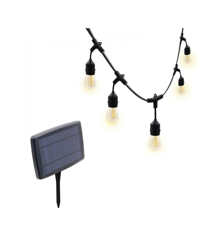 CATENA LUMINOSA LED "CASSIOPEA" A RICARICA SOLARE